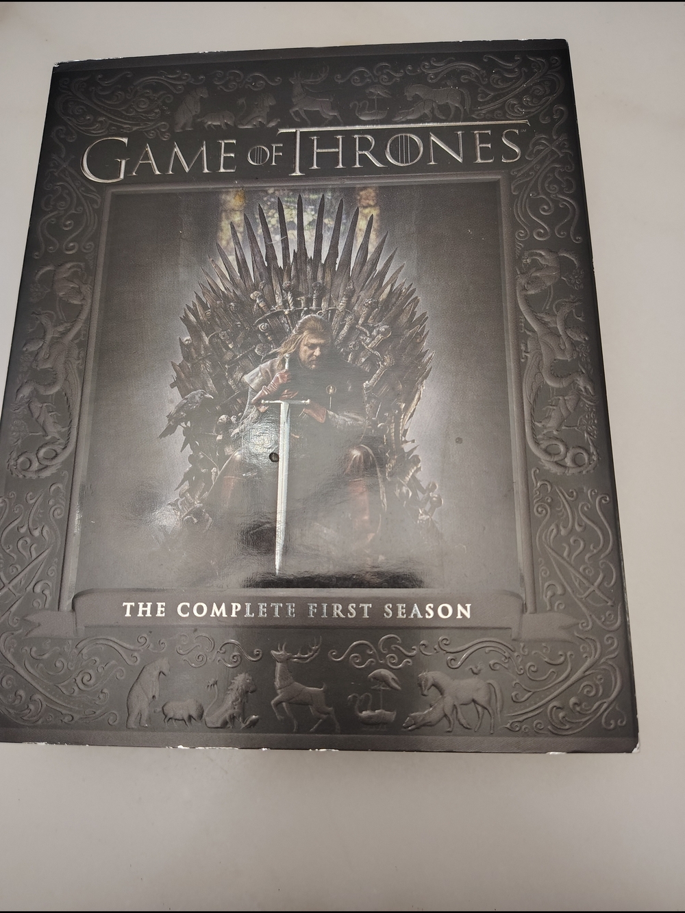 Game of Thrones The Complete First Season DVD Box Set - Black